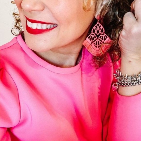 :: Stella & Dot Alexandria Statement Earrings - Picture 10 of 14